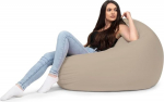 chilly pilley Bean Bag, tugitool EPS helmet&auml;idisega, hiiglaslik Bean Bag, sise- ja v&auml;listingimustes, veekindel, multifunktsionaalne lastele ja t&auml;iskasvanutele, paljudes v&auml;rvides (beež, l&auml;bim&otilde;&otilde;t 100 cm)