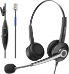 Wantek Cisco telefoni peakomplekt mikrofoni m&uuml;rav&auml;hendusega ja m&uuml;ral&uuml;litiga, RJ9 telefoni k&otilde;rvaklapid, mis &uuml;hilduvad Cisco kontori lauatelefonidega 6851 6945 7841 7861 7942 7945 7961 7962 7965 8811 8841