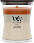 WoodWick Duftkerze | Mittlere Hourglass-Kerze | Vanilla Embers | Perfekte Geschenke f&uuml;r Frauen