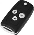 Asendus 3 nupu Flip Key Shell Case &uuml;hildub Honda Civic Accord Jazz CR-V Acura Remote'iga