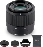 VILTROX 40 mm F2.5 f/2.5 FE Mount Full Format for Sony, Autofocus STM Lightweight Prime Lens for Sony E-Mount Cameras A7C A7SIII A7lll A7RIII A7IV A7RIV A9 A1 FX3 A7RV ZVE1 A7CR A7CII A93 A6700 A6600