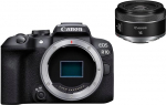 Canon EOS R10 kere + Canon objektiiv RF 16 mm F2.8 STM