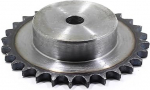 Rollenketten-Ritzel, 08B Rollenkettenrad, 10&ndash;25 Z&auml;hne, Bohrung 10&ndash;14 mm, Teilung 12,7 mm, Kohlenstoffstahl, 1 St&uuml;ck(17 Teeth(Bore 12mm)