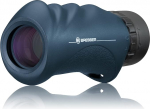 Bresser Nautic monocular 8 x 25 with waterproof housing and nitrogen filling with 122m large field of vision, BaK-4 glass and multi-layer coating, including hand strap and transport bag.