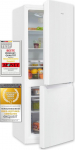Exquisit KGC231-60-010E Fridge-Freezer Combination, White, 175 L Volume, 4 Stars, LED Light, Temperature Control