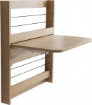 YCYHZC Klappbarer Wandschreibtisch, Wandklapptisch, Schwebender Wandtisch Holzschreibtisch Mit Eisenhalterung, 75x63cm Klapptisch F&uuml;r Kleine R&auml;ume