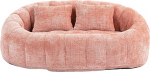 Ligterra Bean Bag, diivan Lazy Diivan, vastupidav mugavus Lounger, k&otilde;rge seljaga Bean Bag Tool Diivan t&auml;iskasvanutele ja lastele, Indoor & Outdoor, Aktsent Floor Soft Lounge Chair (Pink Chenille)