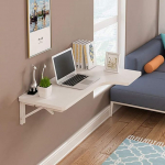 Wandmontierter Klapptisch - ile K&uuml;chenwerkbank aus Holz, platzsparendes Design, 5 Gr&ouml;&szlig;en und 6 Farben, ideal f&uuml;r kleine R&auml;ume und Bereiche