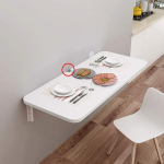 Seinale paigaldatud kokkupandav laud keermega aukude disainiga, kokkupandav k&ouml;&ouml;gilaud, ujuv laud arvuti pesupesemise t&ouml;&ouml;pink, s&ouml;&ouml;gilaud