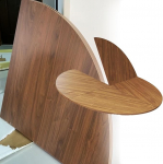 &Uuml;mmargune s&ouml;&ouml;gilaua pikendus, raske puidust ringlaud, mis sobib 48-80-tollistele laudadele, ruumi s&auml;&auml;stev k&ouml;&ouml;gilaud, sobib 4 kuni 10 inimesele, l&auml;bim&otilde;&otilde;t 130 cm