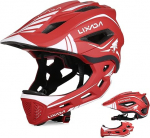 Lixada laste jalgrattakiiver t&auml;isn&auml;oline eemaldatav Unisex 52-58 cm laste kiiver 2-in-1 integreeritud suurus reguleeritav eemaldatava l&otilde;uakaitsega kiiver Inline jalgratastele, rula- ja rulaululaudadele