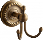 Weare Home Double Hat Hook Mantel konks Mantel konks Retro Wall kollane messingist vasest pronksist antiikne vannituba aksessuaarid