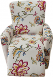 Highdi Stretch Cover for Recliner Chair, Complete Armchair Protector, 1 Seater, Stretch Recliner Chair Covers, Pack of 4, Plant Print, Elastic Chair Cover for TV Chair, Lounger, Chair (Flower Dance)