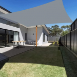 INFLATION Veekindel p&auml;ikesevarju purje ristk&uuml;likukujuline 3x4m Patio Canopy - Raske kangast varikatus v&auml;litingimustes aias Patio tiik Pergola Sandpit Patio - Hall