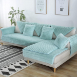 FDJKGFHGFCGDFGDG T&auml;ielik kaitsev kate Diivan, talvine mittelibisev pluusist diivanikate katab seljatoe kaasaegse lihtsa diivanikattega diivanikate elutoa jaoks