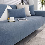 Diivanikate nurgas diivan L-kujuline 1/2/3/4-s&otilde;restik, diivanikaitse diivanikaitse, diivanikaitse tekid libisemisvastased, lemmikloomad koerad diivanikate diivanikate (sinine hall, 110 x 160 cm)