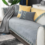 Chenille diivanikatte padi diivanil Chenille diivanipadi diivanikatte kindla v&auml;rviga diivanikatte elutoa m&ouml;&ouml;blile Chaise Longue (v&auml;rv : tumehall, suurus : 70 x 120 cm)