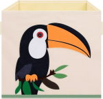 Laste hoiukast suur t&uuml;drukutele-poistele, kokkupandav m&auml;nguasjakast Kallax riiulilahendus k&auml;epidemega, m&auml;nguasjade hoidmine ja hoiukorv lastetoas, magamistoas, 33 x 33 x 33 cm (Woodpecker)