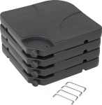 AKTIVE 62196 - Ruudukujuline korduvt&auml;idetava p&auml;ikesevarju hoidja, 4 tk AKTIVE Garden