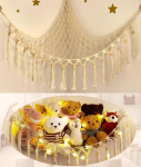 Teddy Hammock - Cuddly Toy Storage Hammock for Stuffed Animals XL Stuffed Animal Storage Net Teddy Bear Storage Cute Hanging Plush Net Kids Baby Girls