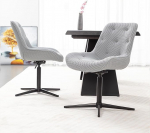 K&ouml;&ouml;gitoolid 2-st s&ouml;&ouml;gitoolist koosnev komplekt p&ouml;&ouml;ratavad pehmendusega s&ouml;&ouml;gitoolid, mis on valmistatud hingavast v&otilde;rkkangast ja metallist jalgadega, s&ouml;&ouml;gitoolid Hall