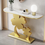 Konsoollaud, k&uuml;ljelaud, koridorilaud, kaasaegne koridorikapp, kitsas, diivanilaud, konsoollaud, sissep&auml;&auml;suala, riiul diivani taga, elutuppa, koridori, fuajeesse, sissep&auml;&auml;suks (kuldne, 90 cm)