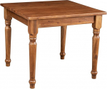 Maal&auml;hedane, t&auml;ispuidust laudpuu p&auml;hklipuu viimistlusega W90xDP90xH78 cm suurune laud.