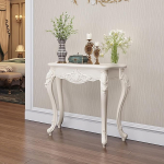 Vintage puidust konsoollaud, konsoollaud, konsoolkapp, koridorilaud, Mesa konsool, traditsiooniline dekoratiivne m&ouml;&ouml;bel (h&otilde;bedane, 70 cm/27,5 tolli)