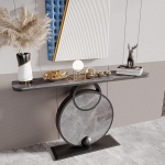 IBOWZ Beistelltisch, Konsolentisch, Eingangsbereich-Konsole mit Stauraum, Foyer-Konsole, Langer Beistelltisch f&uuml;r Wohnzimmer/Flur