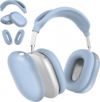 MyGadget tarvikute komplekt, mis &uuml;hildub Apple Airpods Maxiga [3-in-1], 1 x peapaela kate, 2 x k&otilde;rvapadjad, iga&uuml;ks sise- ja v&auml;litingimustes kasutamiseks, silikoonist &uuml;mbrised helesinises v&auml;rvitoonis