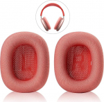 XINRUISEN Asendusk&otilde;rvaklapid AirPods Max jaoks - Premium Quality Soft Memory Foam Breathable Fabric - &uuml;hildub Apple AirPods Max k&otilde;rvaklappidega - punane