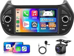 Hodozzy 4GB + 64GB Android autoraadio Fiat Fiorino 2008-2016, 7-tolline puuteekraan traadita Carplay Android auto navigatsiooniga WiFi, autoraadio Bluetooth DSP/EQ FM/RDS raadio Canbus + tagurdamine