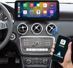 Road Top 12,3-tolline traadita CarPlay juhtmeta autoraadio Android auto puuteekraan Mercedes Benz A CLA GLA klassile W176 C117 X117 X156 2016-2018 aasta NTG5.0/5.1/5.2 s&uuml;steemiga, tugi Mirrorlinkile