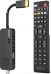 Dcolor DVB-S/S2 satelliidi vastuv&otilde;tja - Nano HDMI Full HD 1080P TV vastuv&otilde;tja Stick [peidetud teleri taha] - USB2.0 meediam&auml;ngija ja PVR salvestaja [2-in-1 TV kontroll] [Astra Hotbird eelinstallatsioon]