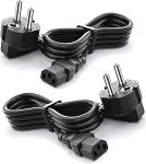 (2 x 3 m) vahelduvvoolu toitejuhe, mis &uuml;hildub Horizon Fitness jooksulintidega, LCD-plasma-TV, arvuti, printer, v&otilde;imendi, projektor, monitori toitejuhe, universaalne 3-poolne toitejuhe asendamine