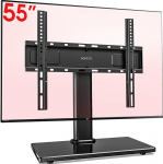 AOKCOS TV Stand TV Stand kallutatav p&ouml;&ouml;rlev k&otilde;rgus reguleeritav 32-55-tollistele teleritele, universaalne TV Stands TV Stand stabiilsema klambriga, Max VESA 400 x 400 mm 40 kg
