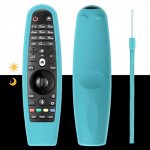 Silikoonist &uuml;mbris LG MR20GA MR19BA MR18BA MR650A MR600 kaugjuhtimispuldi mittelibisev kate LG AKB75855501 Magic Remote Skin Protector - helendav sinine