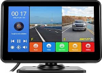 4K monitorikaamera 7-tolline IPS puuteekraaniga juhtmega tagurduskaamera IP68 veekindel monitorikaamera, toetab k&otilde;rglahutusega loop salvestamist, BSD, DC 9V-32V