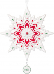 Hallmark Keepsake j&otilde;ulukaunistus 2024 Snowflake 2024 portselanist lumehelbeke kingitused