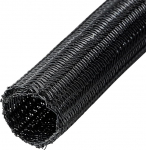 RED WOLF 25 mm - 3 m kaabli muhv, isesulguv, must, kootud kaabli &uuml;mbris, kriimustusvastane kaabli sokk TV, arvuti, kodu, elektri, auto, kaabli kaitse, paindlik kaablijuhtimine, kaabel, kaabel