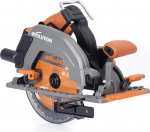 Evolution Power Tools R185CCS-Li Cordless Brushless Circular Saw 18 V Li-Ion Includes TCT Multi-Material Blade, Cuts Wood, Metal, Plastic & More, Guide Included, Battery Not Included, 185 mm