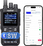 Radtel RT-900 8W Multi-Band Amateur Radio Handheld Walkie Talkie koos m&uuml;rasummutusega, 256 kanaliga VHF/UHF kahepoolne raadio, NOAA, Marine, 2200 mAh aku, sageduskompensatsioon, lennuraadio,