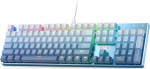 Redragon K556 SE RGB taustavalgustusega traadiga mehaaniline m&auml;nguklaviatuur, 104 klahvi alus, 3,5 mm heli neelavad vahud, kuumvahetus vaikne punane l&uuml;liti, gradient sinine