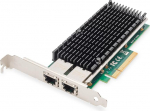 DIGITUS v&otilde;rgukaart 10Gbps Dual Port Ethernet RJ45 Intel X540 10,000 Mbps PCI