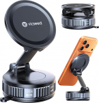 VICSEED S&otilde;jaline mobiiltelefoni hoidja auto magnet Magsafe autokinnitus [36 kg Nano vaakum iminapakett & N58 magnet] 360&deg; p&ouml;&ouml;ratav, magnetiline auto mobiiltelefoni hoidja, auto hoidja k&otilde;ikidele mobiiltelefonidele