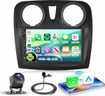 4G + 64G autoraadio Android 15 Renault Dacia Sandero 2 B52 2012-2019, 9-tolline InCell puuteekraan koos p&ouml;&ouml;rdnupuga Traadita Carplay Android auto GPS 5G Wi-Fi USB Bluetooth FM RDS raadio