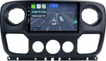 10.1-tolline Android 14 autoraadio Renault Master/Nissan NV400/Opel Movano 2010-2021 jaoks koos juhtmevaba Apple CarPlay|Android Auto|Mirror Link|GPS Navigation|Bluetooth 5.0|WiFi|Navi|FM+Reversiooniga