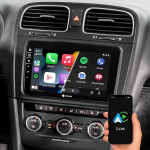 DYNAVIN Android Car Radio Sat Nav asendamine VW Passat Golf Polo Tiguanile, 8-tolline raadio DAB+-ga; &uuml;hildub traadita Carplay ja Android Car: D8-V8 Flex