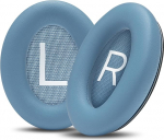 WC PadZ QC45 - k&otilde;rvapadjad Bose QuietComfort 45 / QuietComfort Se/QuietComfort Wireless jaoks Wicked Cushions | Ekstra paksud padjad | Kvaliteetsed ja vastupidavad &otilde;mblused | Sinine h&auml;marus