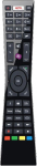 Gvirtue RM-C3231 kaugjuhtimispult, mis &uuml;hildub JVC Smart 4K LED teleriga 23342620 LT24C656 LT-24C656 LT24C661 LT-24C661 LT32C660 LT-32C660 LT32C661- ei vaja seadistamist - (Netflix You